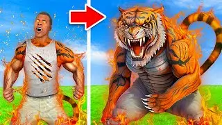 Human To TIGER In GTA 5!