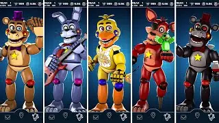 FNAF AR Stylized Rockstar Animatronics Workshop Animations