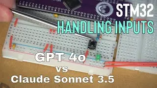 LLM Showdown: ChatGPT and Claude Tackle STM32 Push Button LED Toggle