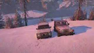 SnowRunner  Jeep dls против  lada  2121 нива полный привод 4х4