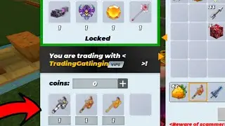 Trading All GATLING GUN in SkyBlock! (Blockman Go)