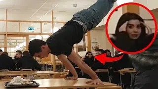 Scaring people with Calisthenics | People reacting to Calisthenics 😱