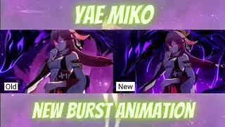 YAE MIKO New Elemental Burst Animation - Genshin Impact 2.5