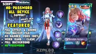 Script Skin Guinevere Legend No Password | Full Effect & Voice | Update Patch Terbaru 2024 | MLBB