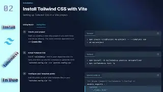 #02 Install tailwindcss in vue | install tailwind css in vue bangla tutorial