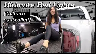 FINALLY, somebody made a good Tacoma Bed Light Kit! VLEDS Mod Review + Install