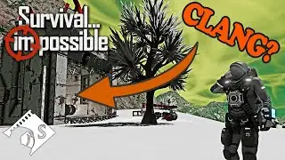 Survival Impossible - Making a Clang Crane #18 - Space Engineers Hardcore Survival