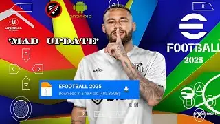 EFOOTBALL PES  2025 PPSSPP Android Offline Full Update UCL,League, Kits 24/25 Season, 4k Graphics