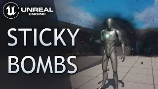 Sticky Bomb - Unreal Engine 5 Tutorial