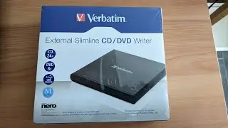 Обзор внешнего дисковода Verbatim External Slimline CD/DVD Writer / Verbatim Externer CD/DVD-Brenner