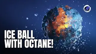 Subsurface Fracturing Ice with Octane - Cinema 4D Tutorial