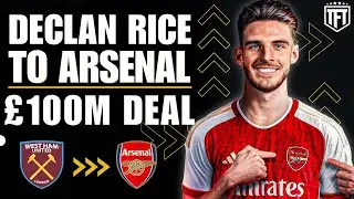 Declan Rice to Arsenal £100M DEAL CLOSE?☑️