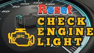 How to reset check engine light ,free easy way !