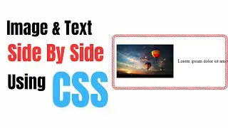 📌 How to Keep Image & Text Side by Side in HTML & CSS | Easy & Responsive Guide! 🚀