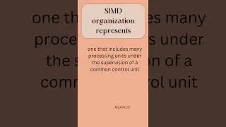 SIMD Organisation #keralapsc #hsstexam #computerscience #examcoaching #mcq_exam #mcq