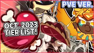 CHEESE ON TOP AGAIN! NEW OCT. 2023 PvE Tier List! | Cookie Run Kingdom