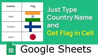 Get Country Flags in Google Sheets Cells using This Formula