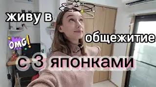 ROOM TOUR по японскому ОБЩЕЖИТИЮ | Живу с рандомными людьми😵