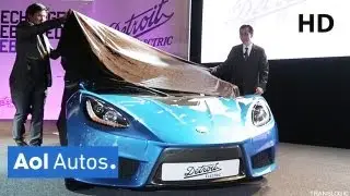 Detroit Electric SP:01 EV Roadster Unveiling | AOL Autos