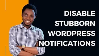 How To Disable All Notices in WordPress (Themes & Plugins) & Rearrange WordPress Dashboard