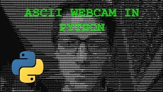 Making an ASCII Webcam with Python!