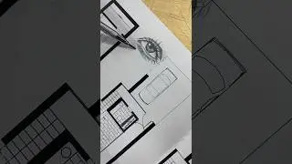 All my plans be looking like👁️👁️ #shorts #architecture #sketch