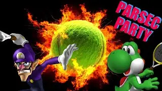 BALLS TO THE FACE | Mario Power Tennis - Part 1 | Parsec Party