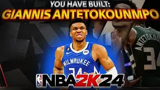 GIANNIS BUILD that can SHOOT?! BEST GIANNIS ANTETOKOUNMPO BUILD in NBA 2K24!