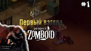 Project Zomboid ПЕРВЫЙ ВЗГЛЯД! Project Zomboid ПРОХОЖДЕНИЕ! - Project Zomboid #1