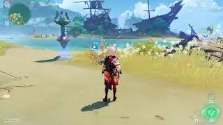 Lost Riches Treasure Area 2 (Nazuchi Beach) - All points where to dig! | Genshin Impact