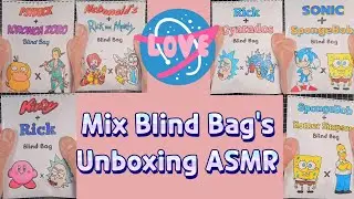 [Paper DIY] Six Blind Bag's unboxing ASMR