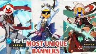3 MOST UNIQUE BANNERS IN GENSHIN IMPACT | KAZUHA RERUN