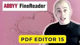 PDF editor in Abbyy Finereader 15 | How to edit a PDF | Crop, highlight, edit PDF