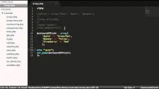 PHP Basics Lesson 15: arrays