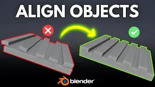 Easily Aligning Objects in Blender!