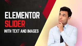 How to design Elementor slider with text and image