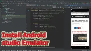 How to run Apps in Android studio using Emulator [Install Emulator]