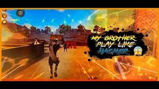 My brother is Hacker or real player?😭ll 1vs4 Gameplay🤑Garena free fire #shorts #shorts