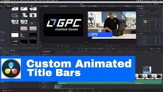 Custom animated lower thirds - Davinci Resolve Fusion