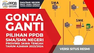 GONTA GANTI PILIHAN DALAM PPDB SMA/SMK NEGERI PROVINSI JAWA TENGAH TAHUN AJARAN 2023/2024