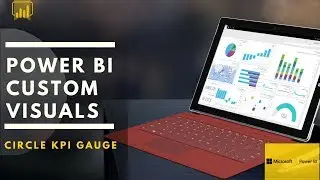 Power BI Custom Visual -Circle KPI Gauge