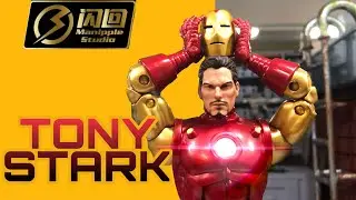 REVIEW: Flashback Studio (aka Manipple) Tony Stark 1/12 Scale Head Sculpt (Comic version)