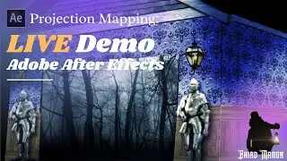 LIVE Projection Mapping Demo - Adobe After Effects