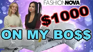 $1000 BOSS BIGGEST FASHIONNOVA HAUL! #shoppingspree