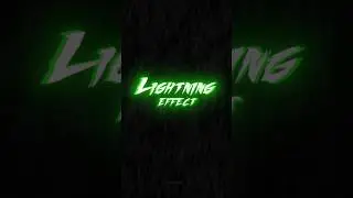 Lighting effect in After Effect ⚡After Effect Tutorial 