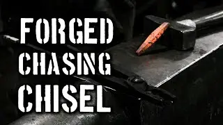 Step One of Forging a Chasing Chisel [The Blacksmith Butcher Tool]