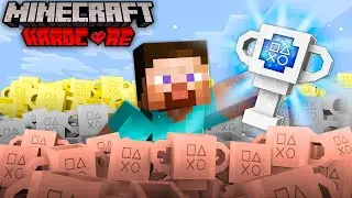 The HARDCORE Minecraft PLATINUM trophy Is A NIGHTMARE!!!