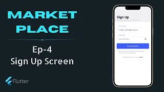 SignUp Screen - Auto-Marketplace App Flutter UI | Ep. 4