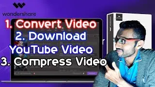 Convert Any Videos to Any Format | Wondershare Uniconverter | Video Compressor and Downloader