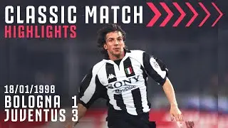 Bologna 1-3 Juventus | Inzaghi Double & Stunning Del Piero Free Kick! | Classic Match Highlights